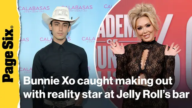 Video thumbnail for Bunnie Xo, 46, spotted making out with 24-year-old reality star at estranged husband Jelly Roll's bar