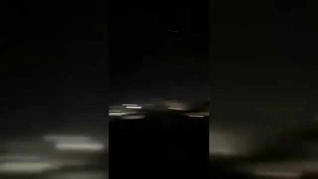 Video thumbnail for Iraq: Erbil Air Defenses Open Fire at Suspected Shahed Drones.