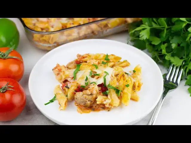 Video thumbnail for Chicken Penne Casserole | Easier Eats