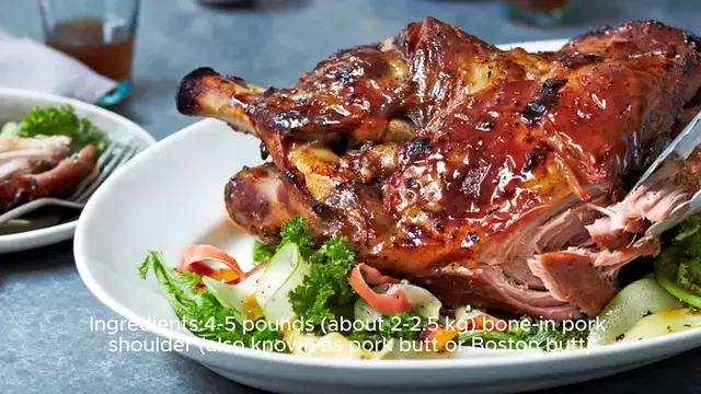 Video thumbnail for Slow-Roasted Pork Shoulder Recipe