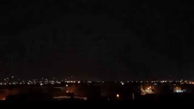 Video thumbnail for Bahrain: Video Shows Iranian Missile Impact in Bahrain.