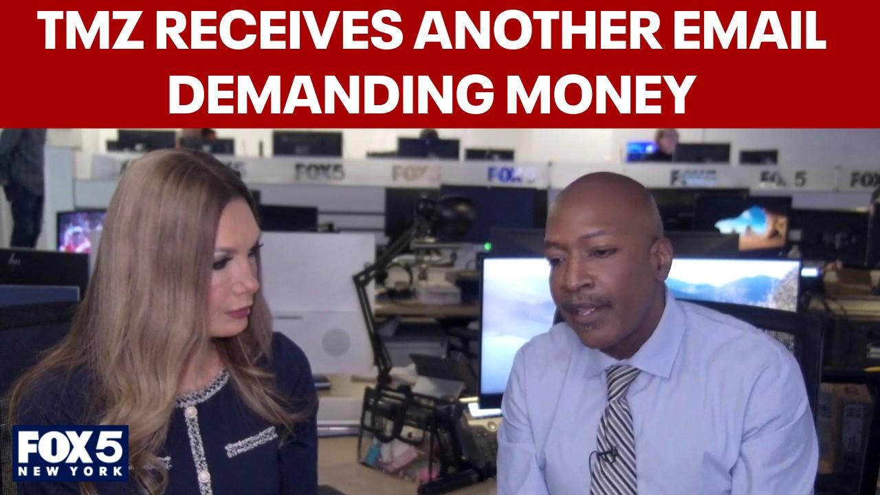 Video thumbnail for TMZ receives another email demanding money in exchange for suspect's identity
