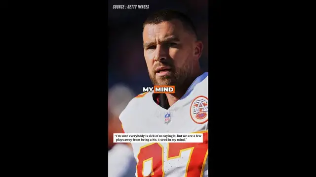 Video thumbnail for Travis Kelce Says Chiefs Are “A Few Plays Away” From Being a No. 1 Seed