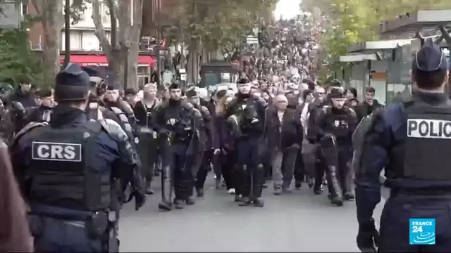 Video thumbnail for France: Some clashes erupted at end of protests