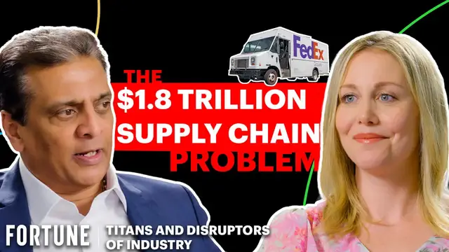 Video thumbnail for FedEx CEO on How AI Can Fix a $1.8 Trillion Global Supply Chain Problem