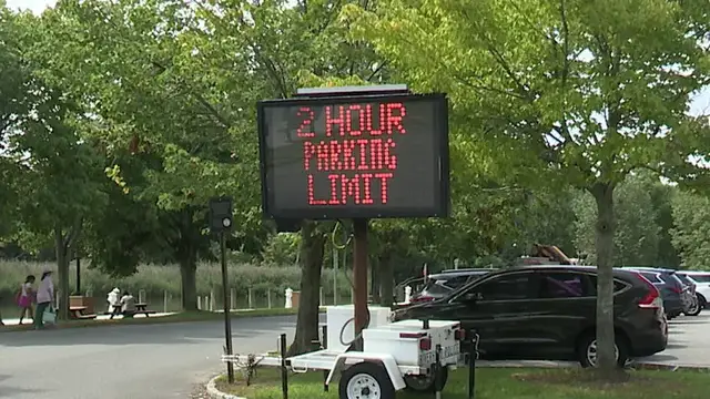 Video thumbnail for Riverhead residents frustrated as new 2-hour parking limit takes effect along riverfront