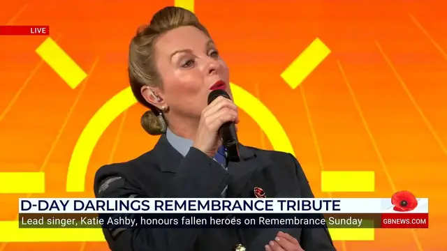 'Video thumbnail for WATCH: The D-Day Darlings' Katie Ashby performs The White Cliffs of Dover live on GB News'
