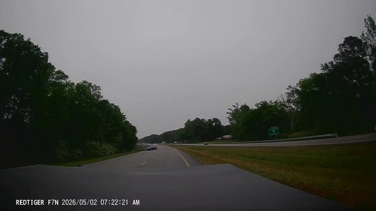 Video thumbnail for Car Crashes Then Keeps Driving