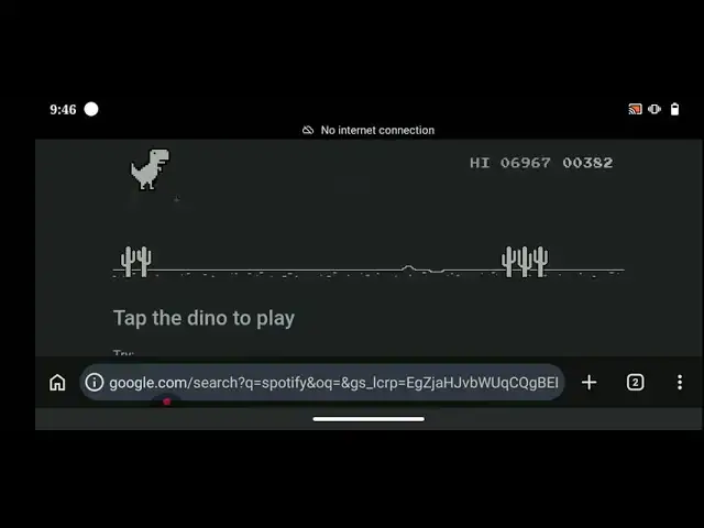 Video thumbnail for No Internet dino game