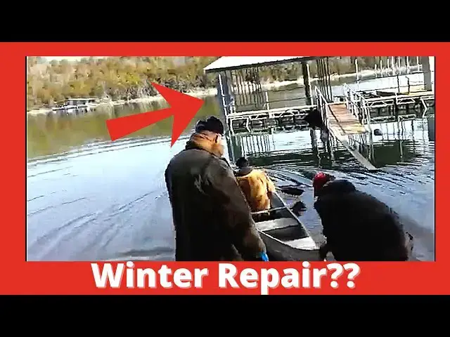 Video thumbnail for Dock Repair In Winter