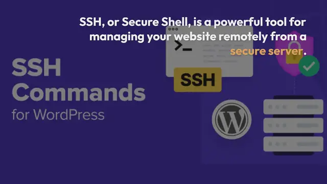 Video thumbnail for 16 SSH Commands that Every WordPress User Should Know