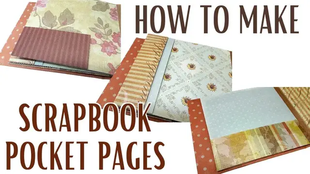'Video thumbnail for How to Make 3 Scrapbook Pocket Pages'