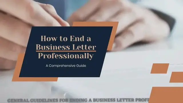Video thumbnail for Best Way To End A Letter Professionally - New Guide