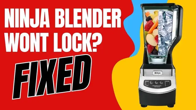 Video thumbnail for Video title: Ninja Blender Wont Lock? How to fix.