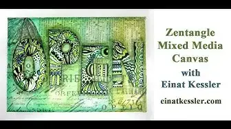 Video thumbnail for Mixed Media Canvas - Wall of Inspiration: Open