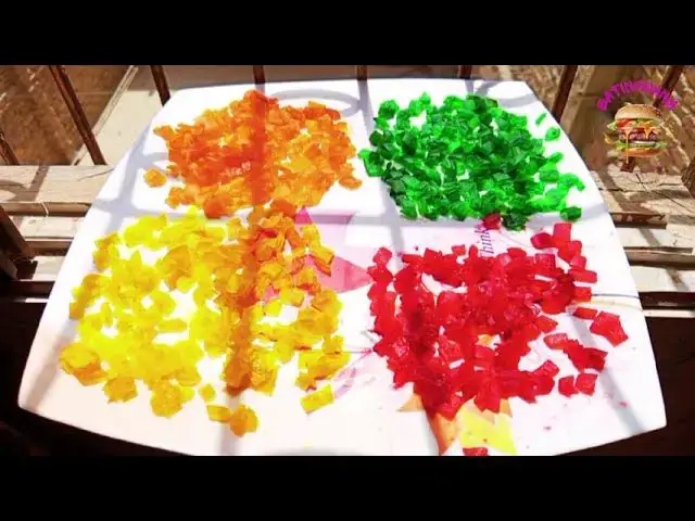 Video thumbnail for Tempting Tuti Fruity Making with the Help of Watermelon Peeling