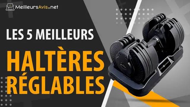 Video thumbnail for ⭐️ MEILLEURS HALTÈRES RÉGLABLES - Avis & Guide d'achat (Comparatif 2022)