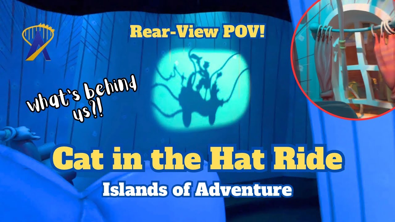 Video thumbnail for Cat in the Hat Ride, Rearview POV - Islands of Adventure
