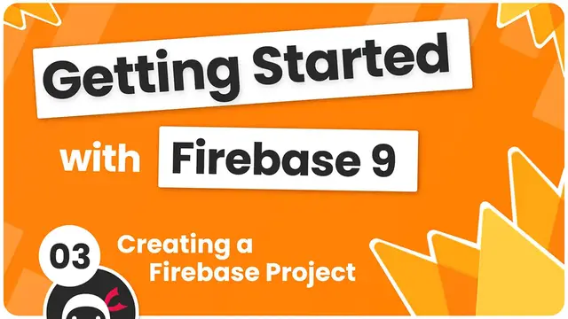 Video thumbnail for Getting Started with Firebase 9 #3 - Setting up Firebase