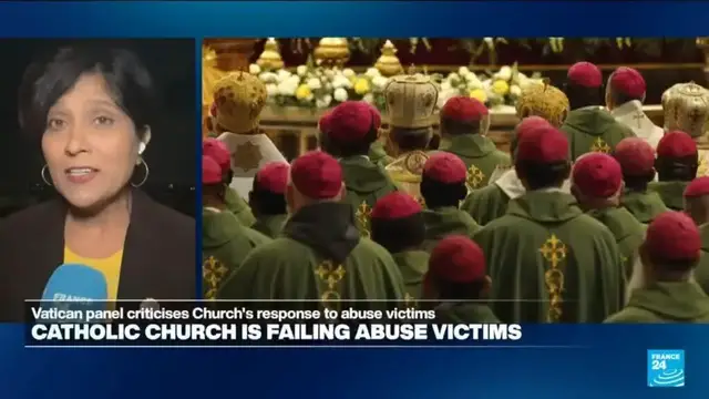 'Video thumbnail for Catholic Church too slow helping abuse victims, Vatican panel says'