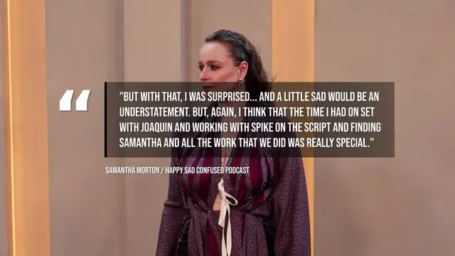 Video thumbnail for NEWS OF THE WEEK: Samantha Morton was 'hurt' being replaced by Scarlett Johansson in Her.