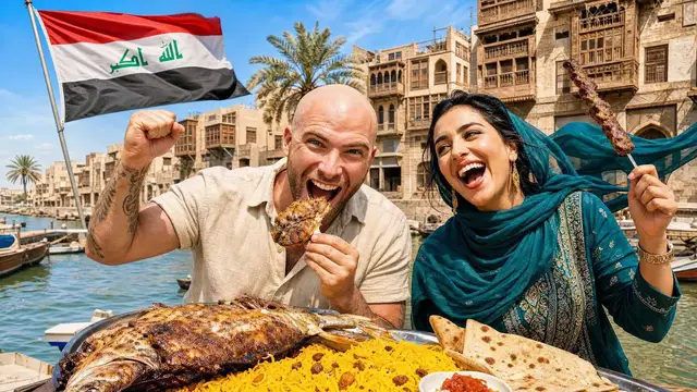 Video thumbnail for 100 Hours in Basra, Iraq! (Full Documentary) South Iraq Food in Basra!