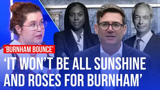 Video thumbnail for 'Burnham bounce' continues as Labour pulls four points ahead of Reform