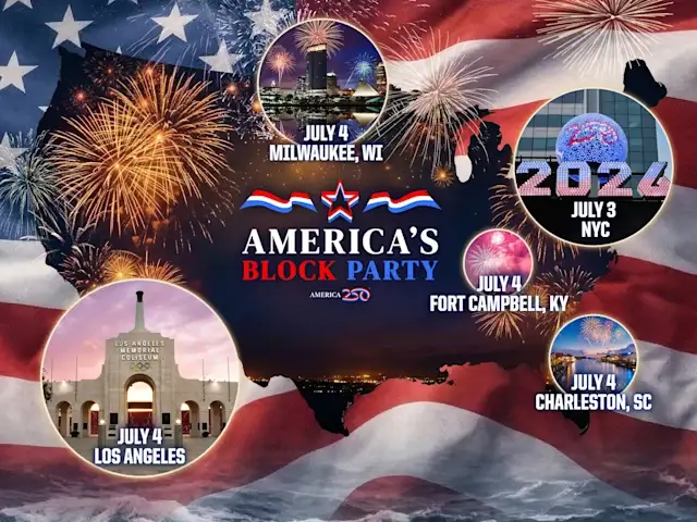 Video thumbnail for Newark's Queen Latifah to host historic July 4th ‘America’s Block Party’ concert at LA Coliseum