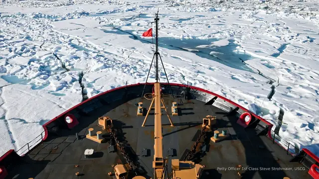 'Video thumbnail for US Coast Guard deploys two polar icebreakers to Arctic Ocean'