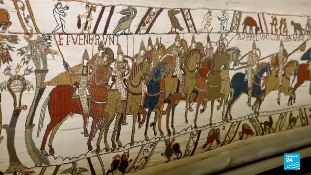 'Video thumbnail for France to loan iconic Bayeux Tapestry to UK for first time in 900 years'