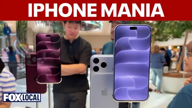 Video thumbnail for iPhone 18 launch draws massive crowds Apple flagship store in NYC