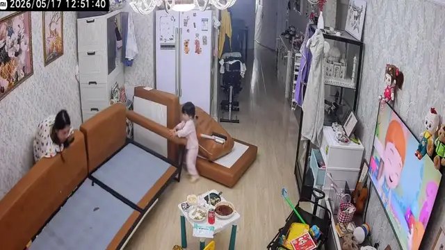 Video thumbnail for Girl's Hilarious Reaction to Moving the Couch in China