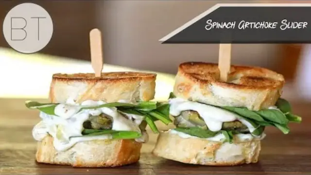 'Video thumbnail for Spinach Artichoke Sliders'