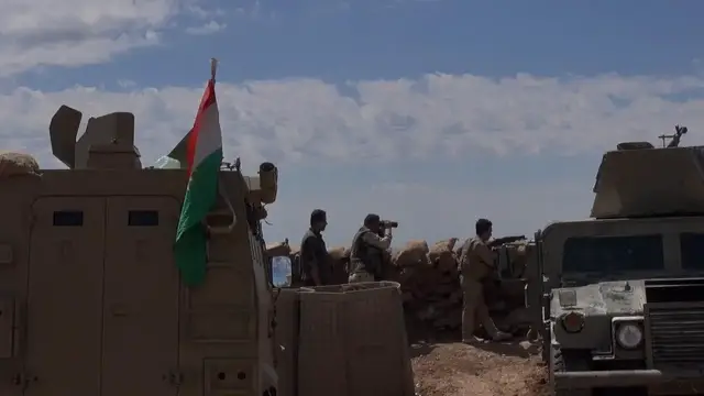 Video thumbnail for Iraq: Peshmerga Forces In Bashiqa Iraq 3.