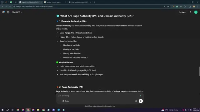 Video thumbnail for What are Page Authority (PA) and Domain Authority