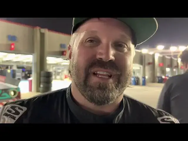Video thumbnail for Keith McGee Emotional After Early Exit From Charlotte NASCAR Truck Race