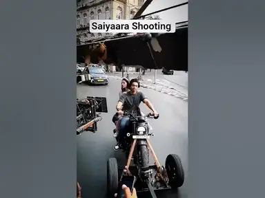 'Video thumbnail for Saiyaara's Magic: The Behind-the-Scenes Story of the Music Video! #saiyaara #bollywoodshorts'