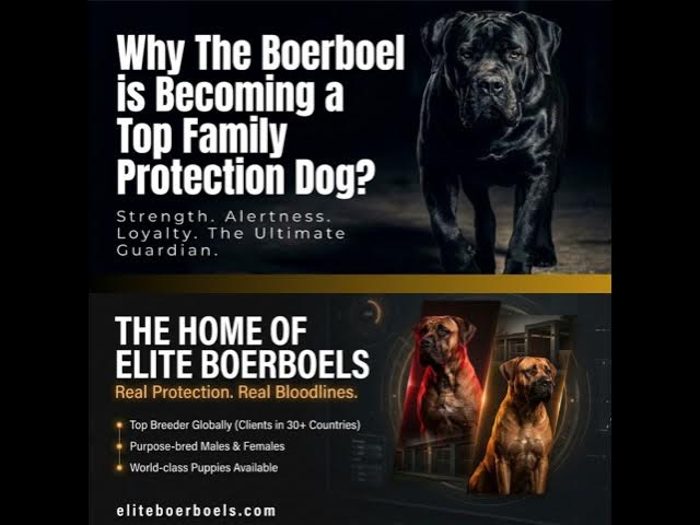 Video thumbnail for The Boerboel as Top Family Protection Dog