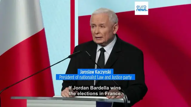 Video thumbnail for French presidential frontrunner Jordan Bardella vows to win 2027 polls and shift course in the EU