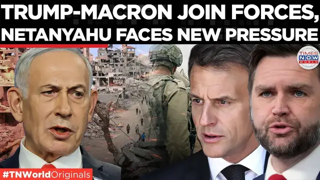 Video thumbnail for 'WAKE UP, ISRAEL!': Vance, Macron Turn Heat On Netanyahu Over Iran Deal | | Times Now World