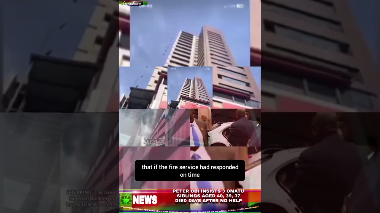Video thumbnail for Peter Obi Insists 3 Omatu Siblings Aged 40, 39, 37 Died Days After No Help