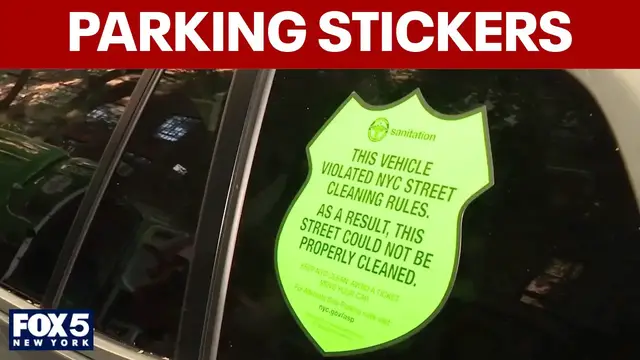 Video thumbnail for NYC slaps embarrassing stickers on illegally parked cars