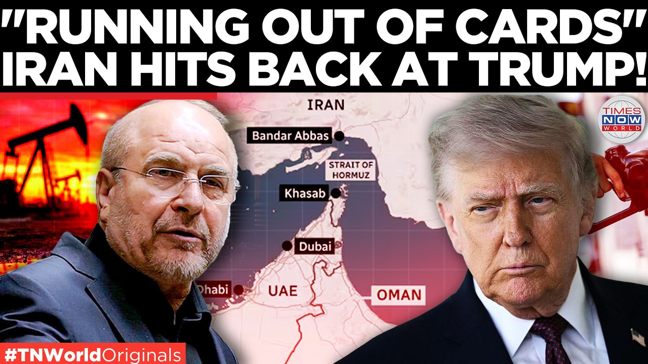 Video thumbnail for OIL WAR: Iran Speaker Qalibaf Warns of Summer Fuel Shock as US "Runs Out of Cards" with Tehran!
