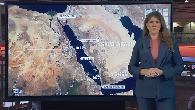 Video thumbnail for Houthis Target Saudi Tanker, Threaten Global Oil Routes