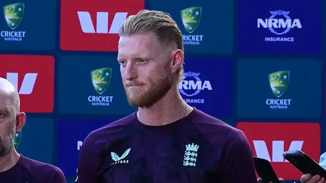 Video thumbnail for Captain Stokes pays tribute to Robin Smith on eve of second Ashes Test