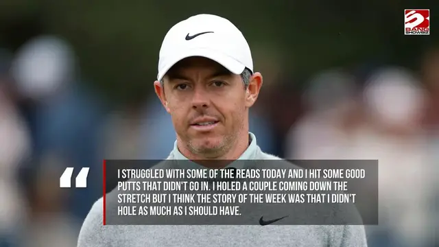 Video thumbnail for Rory McIlroy laments missed putts at the BMW PGA Championship