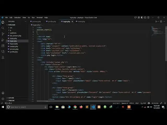 Video thumbnail for #7 PHP Login System For Beginners   Adding authenfication and protecting the route