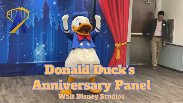 'Video thumbnail for Donald Duck Anniversary Panel at Walt Disney Studios'