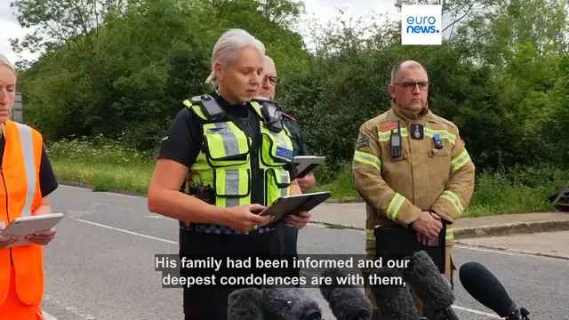 Video thumbnail for Driver dies and nine people are in critical condition after two trains collide in the UK