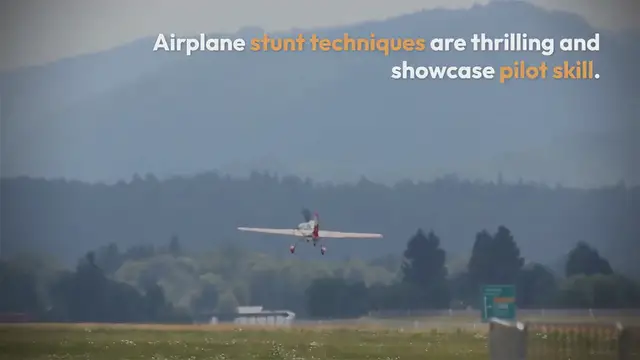 'Video thumbnail for Thrilling Airplane Stunt Techniques'